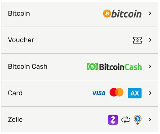 Example of US Friendly Deposit Options at A US-Facing Online Casino