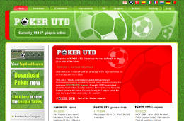 Screenshot of the pokerutd.com website from 2008