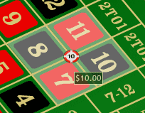 Mini Roulette - Corner Bet