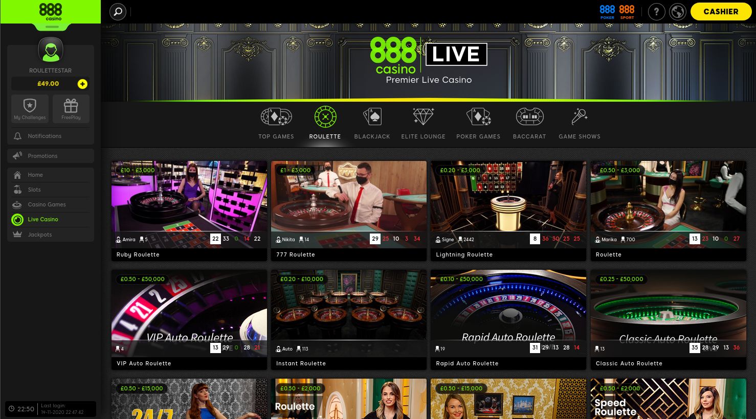 888 casino brasil