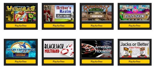 Bookmaker.eu Casino Games List
