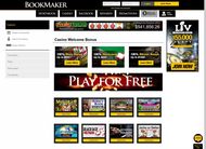 Bookmaker Website Screenshot