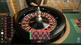 Live Dealer Roulette Wheel